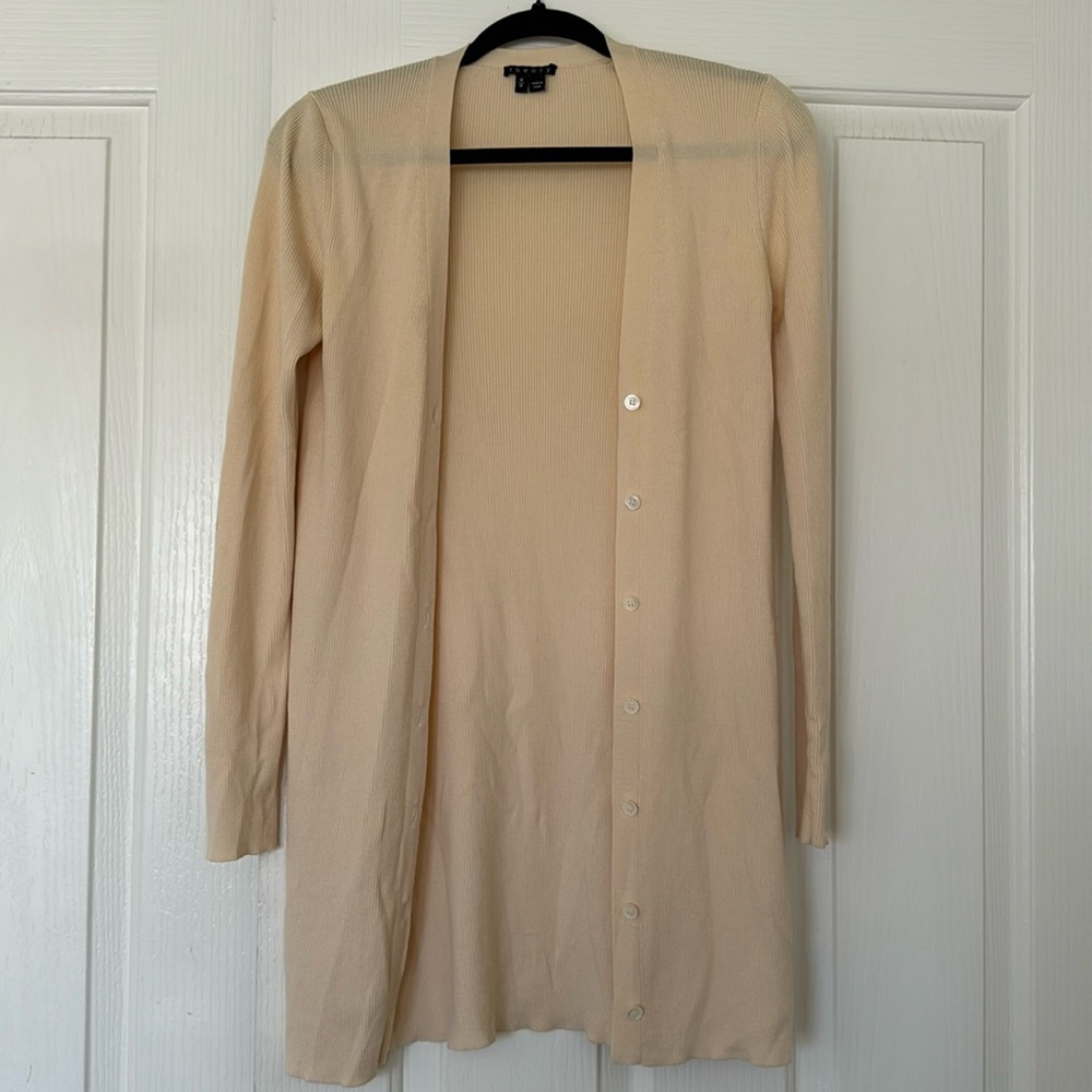 Theory 100% Wool Slim Cardigan